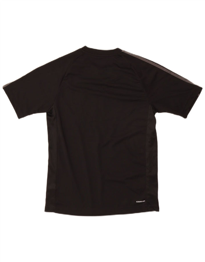 Ανδρικό γραφικό T-shirt Adidas Aeroready Top Μικρό Μαύρο Πολυεστέρα