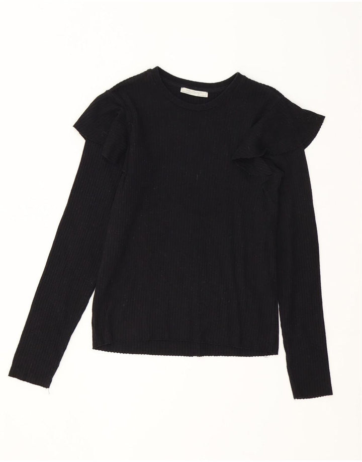 Zara Γυναικεία Μπλούζα Τοπ UK 12 Medium Black