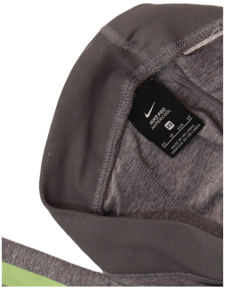 Γυναικεία γραφικά κολάν NIKE UK 6 XS Γκρι