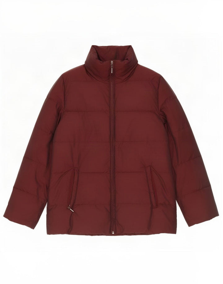 Zara Γυναικείο μπουφάν UK 14 Medium Maroon