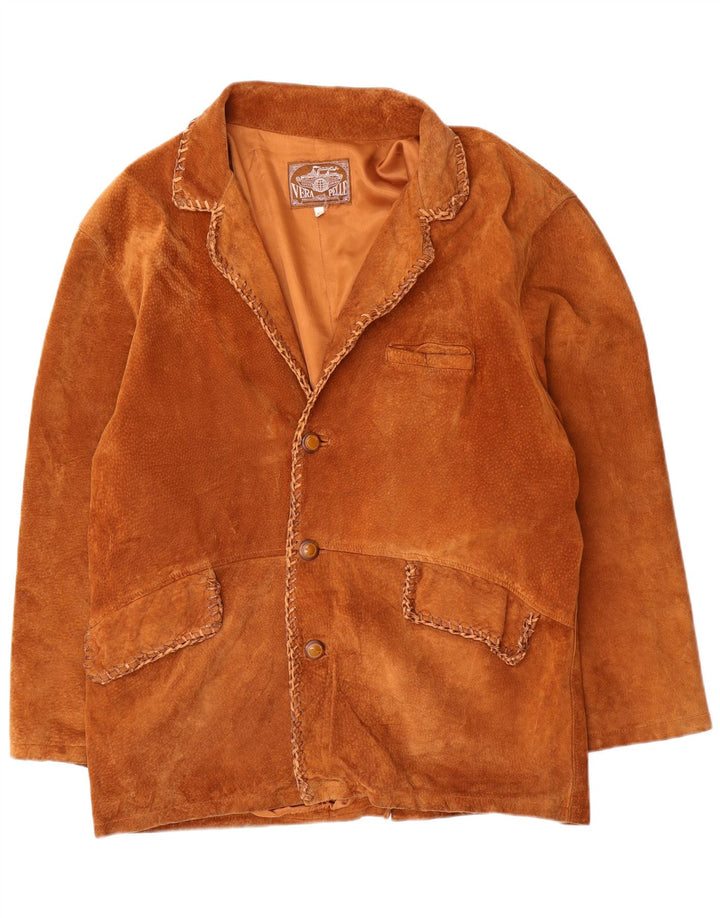 Vintage Ανδρικό Σουέντ Μπουφάν UK 42 XL Καφέ Δερμάτινο