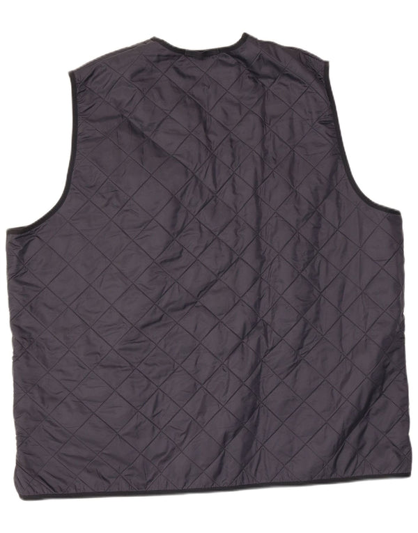 Barbour Mens Liner Quilted Gilet UK 44 2XL Navy Blue Polyamide