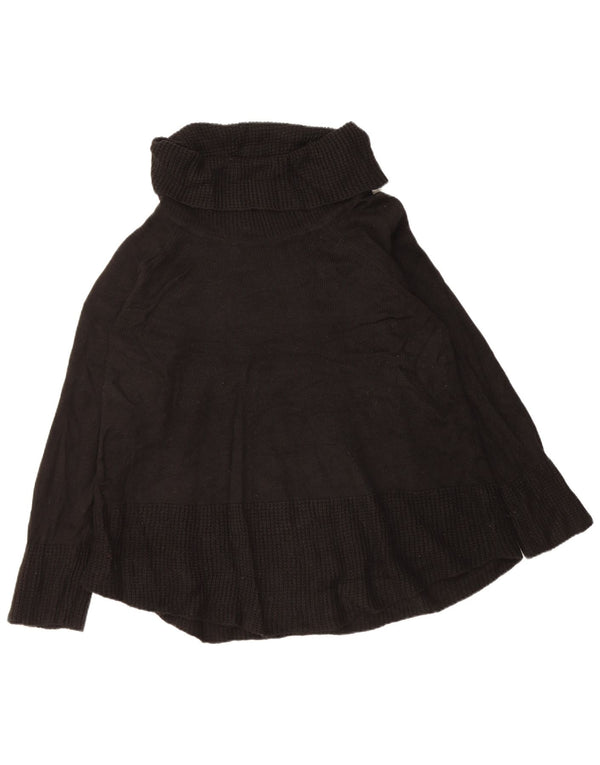 CALVIN KLEIN Γυναικείο πουλόβερ με ρολό λαιμόκοψη UK 18 XL μαύρο ακρυλικό