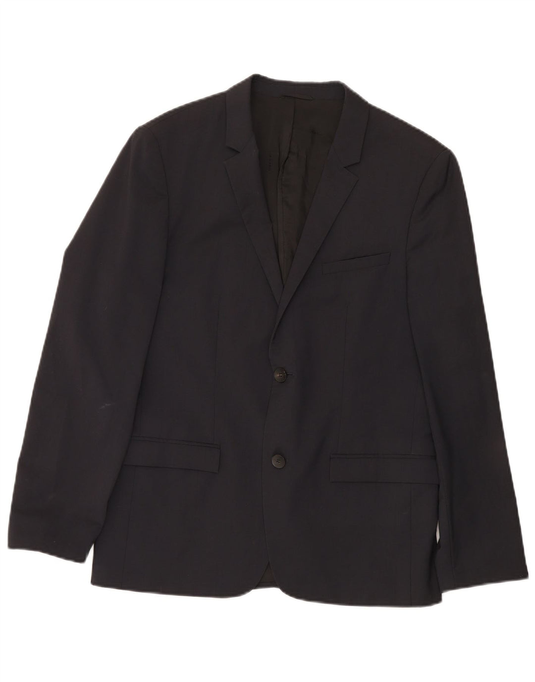 Calvin Klein Ανδρική φόρμα 2 κουμπιών IT 50 Large W34 L33 Μαύρο μαλλί