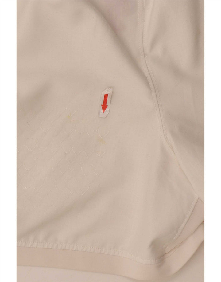 Ανδρικό αθλητικό σορτς Under Armour Heat Gear, μεσαίο λευκό χρώμα, πολυεστέρας