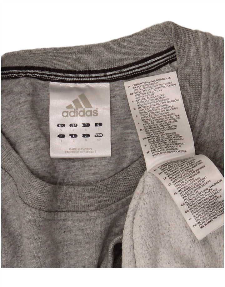 Ανδρικό φούτερ ADIDAS Jumper Μικρό Γκρι Βαμβακερό