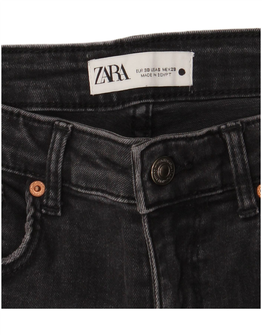 Zara Γυναικείο Slim Jeans EU 38 Small W28 L25 Grey