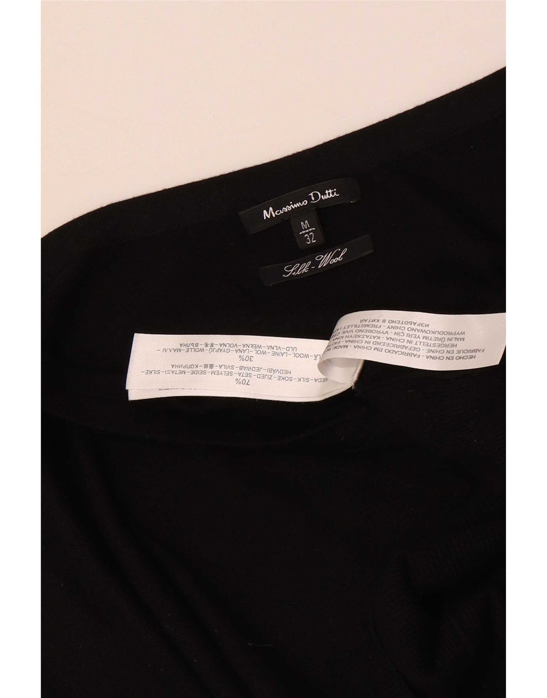Massimo Dutti Γυναικείο φόρεμα άλτης με έναν ώμο UK 12 μέτριο μαύρο μετάξι