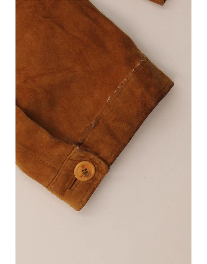 Ανδρικό Suede Jacket VINTAGE IT 50 Large Beige Leather