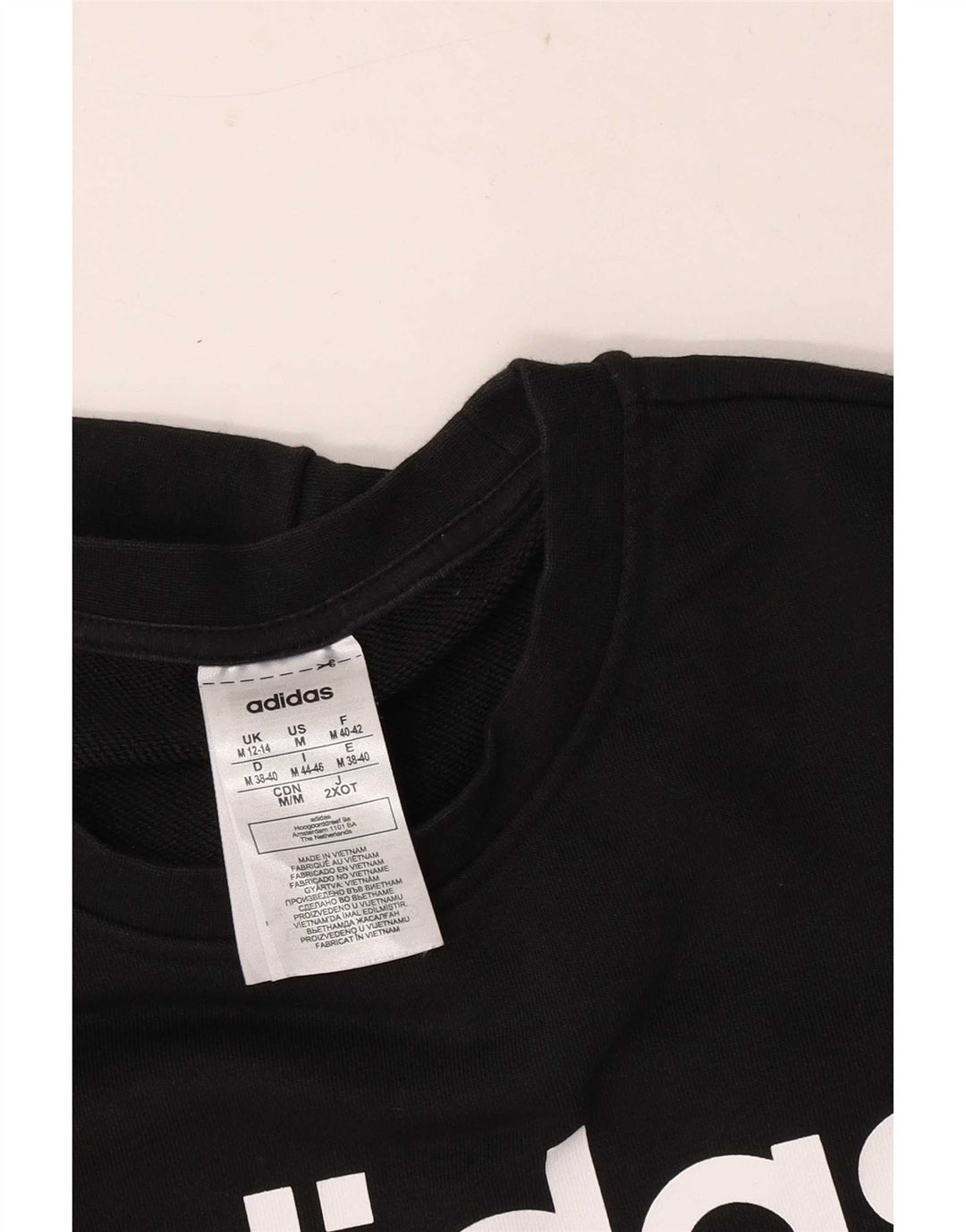 Γυναικεία φούτερ Adidas Graphic Regular Fit Jumper UK 12/14 Medium Black
