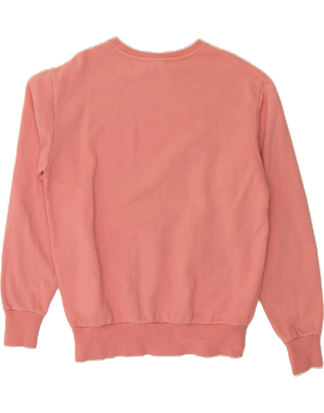 ELLESSE Womens Oversized Sweatshirt Jumper UK 14 Medium Pink Cotton Vintage Ellesse and Second-Hand Ellesse from Messina Hembry 