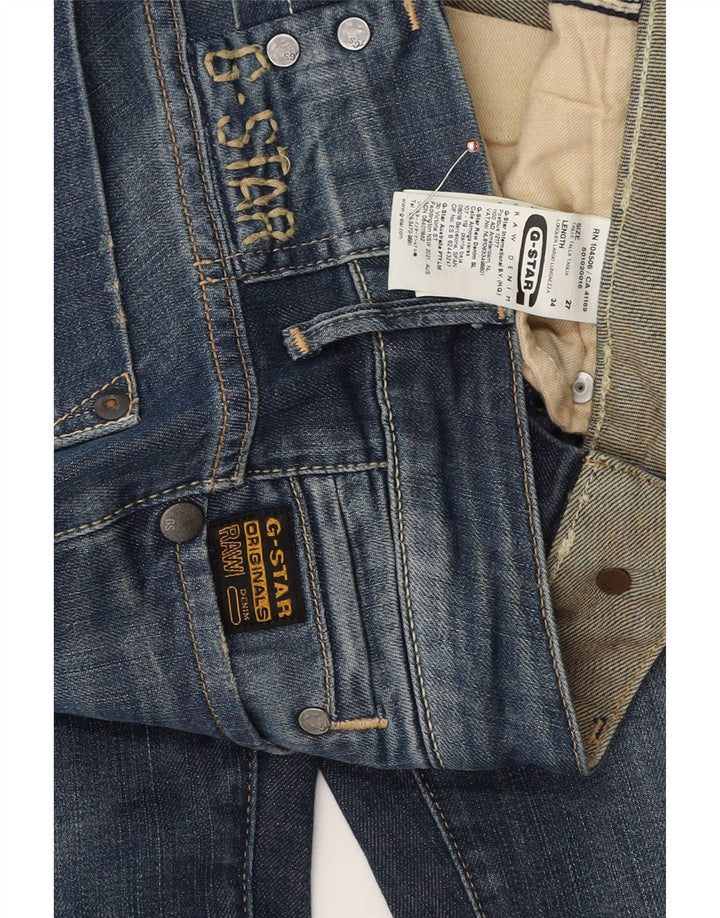 G-Star Γυναικείο Slim Jeans W27 L34 Μπλε βαμβακερό