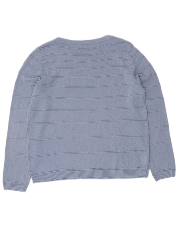 Marks & Spencer Γυναικείο πουλόβερ Classic Boat Neck Jumper UK 12 Medium Blue