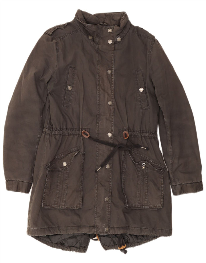 Γυναικείο μπουφάν Parka Fat Face UK 14 Large Grey Cotton