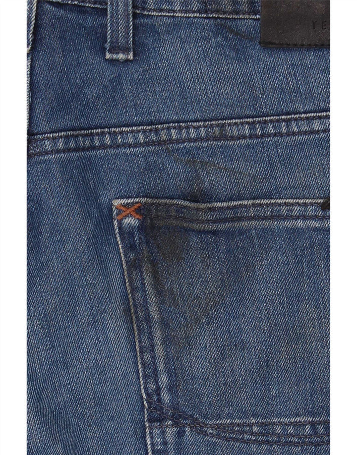 Ανδρικό τζιν ίσιο Ted Baker W36 L34 Μπλε βαμβακερό
