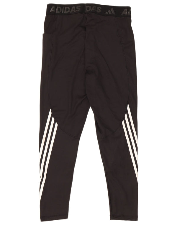 Adidas Womens Tech Fit Graphic legging UK 16/18 Large Black ριγέ