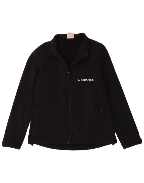 Russell Athletic Boys Tracksuit Top Jacket 13-14 Years Large Black