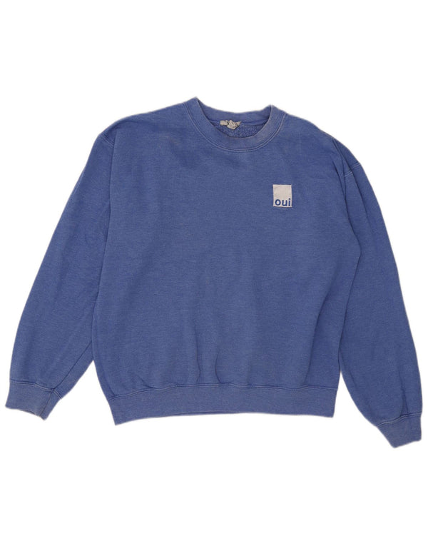 Topshop Γυναικεία Φούτερ Jumper UK 12 Medium Blue
