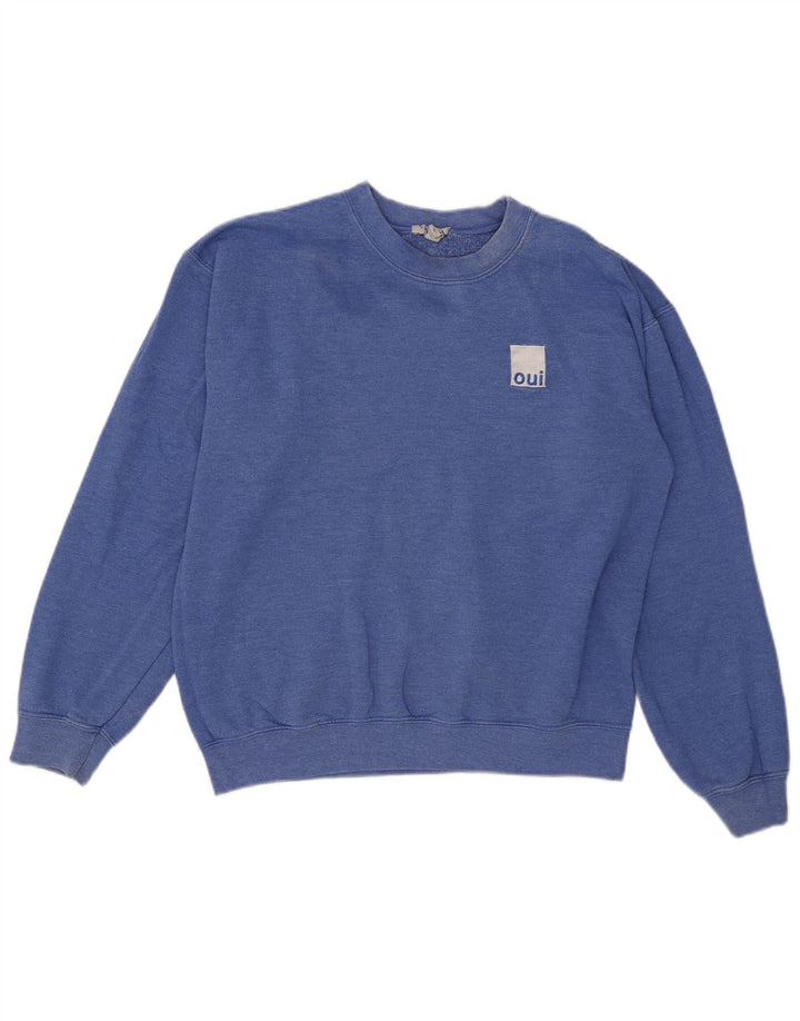 Topshop Γυναικεία Φούτερ Jumper UK 12 Medium Blue