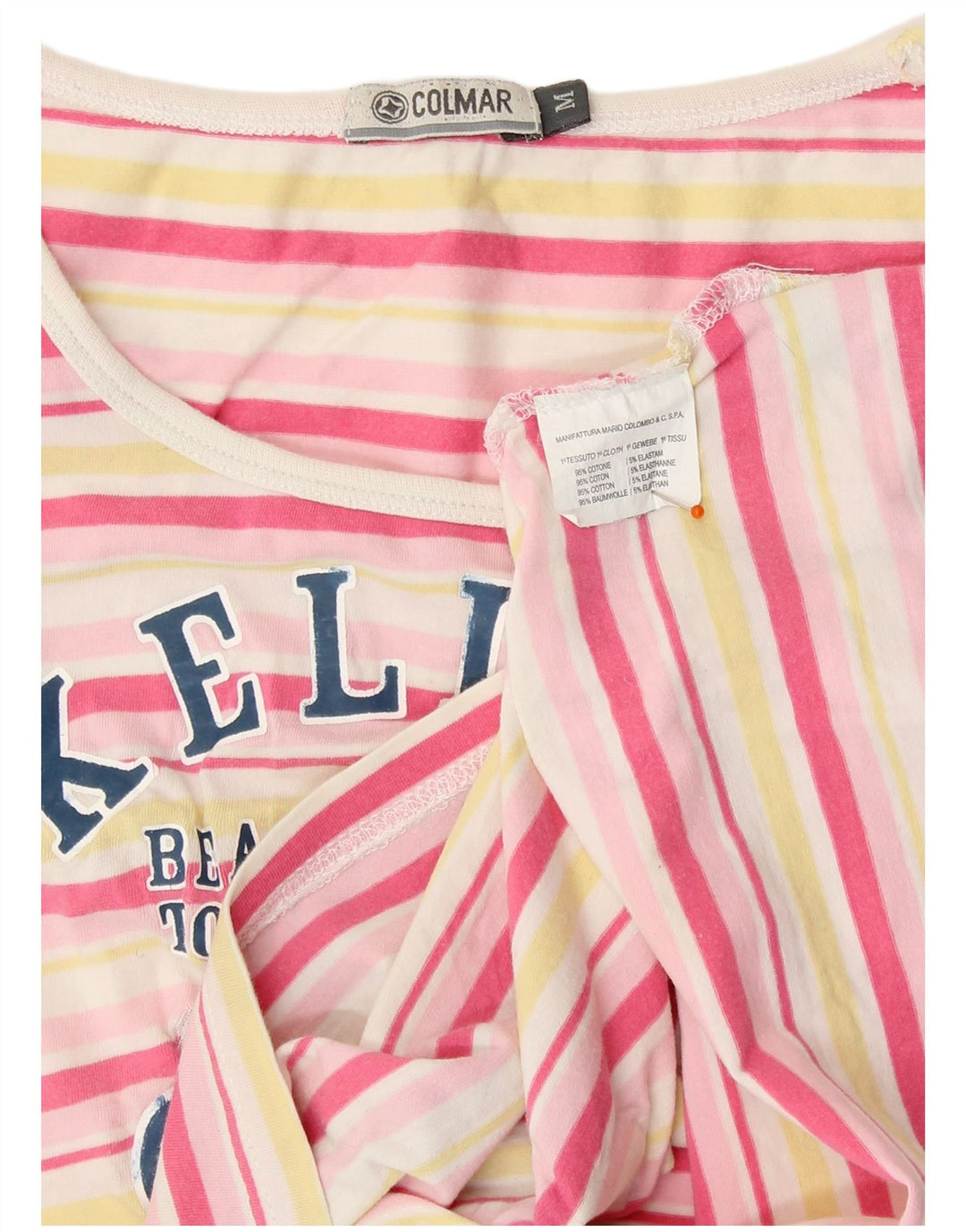 Γυναικείο γραφικό μπλουζάκι COLMAR τοπ UK 12 μεσαίο πολύχρωμο ριγέ