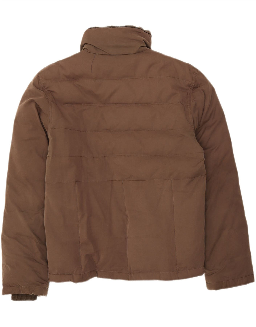 CALVIN KLEIN JEANS Mens Padded Jacket UK 42 XL Brown Polyester