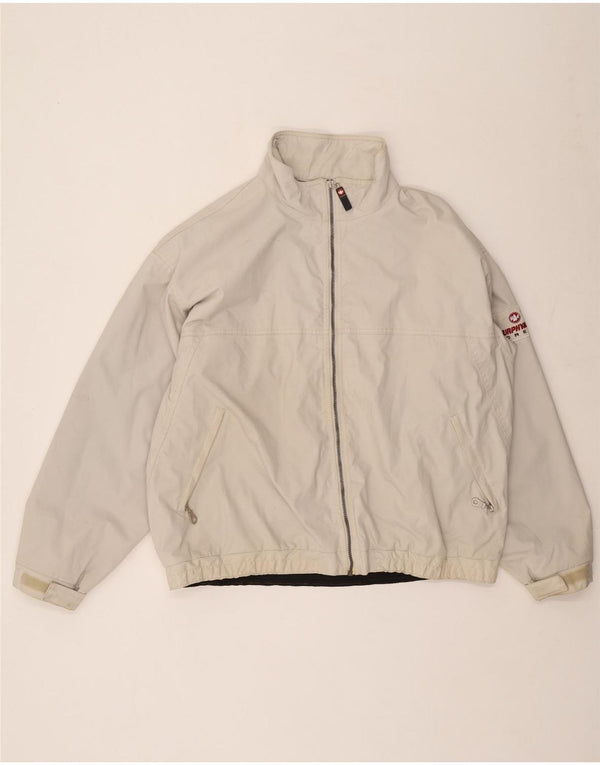 Murphy & Nye Mens Windbreaker Jacket UK 42 XL Λευκό