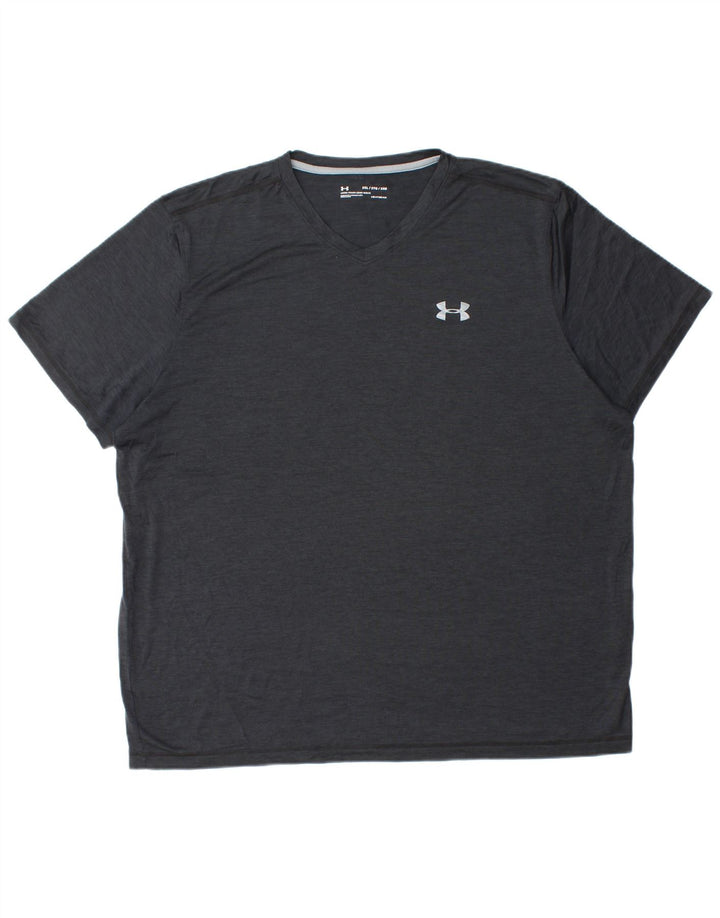 Ανδρικό μπλουζάκι UNDER Armor Heat Gear Top 2XL Μαύρο