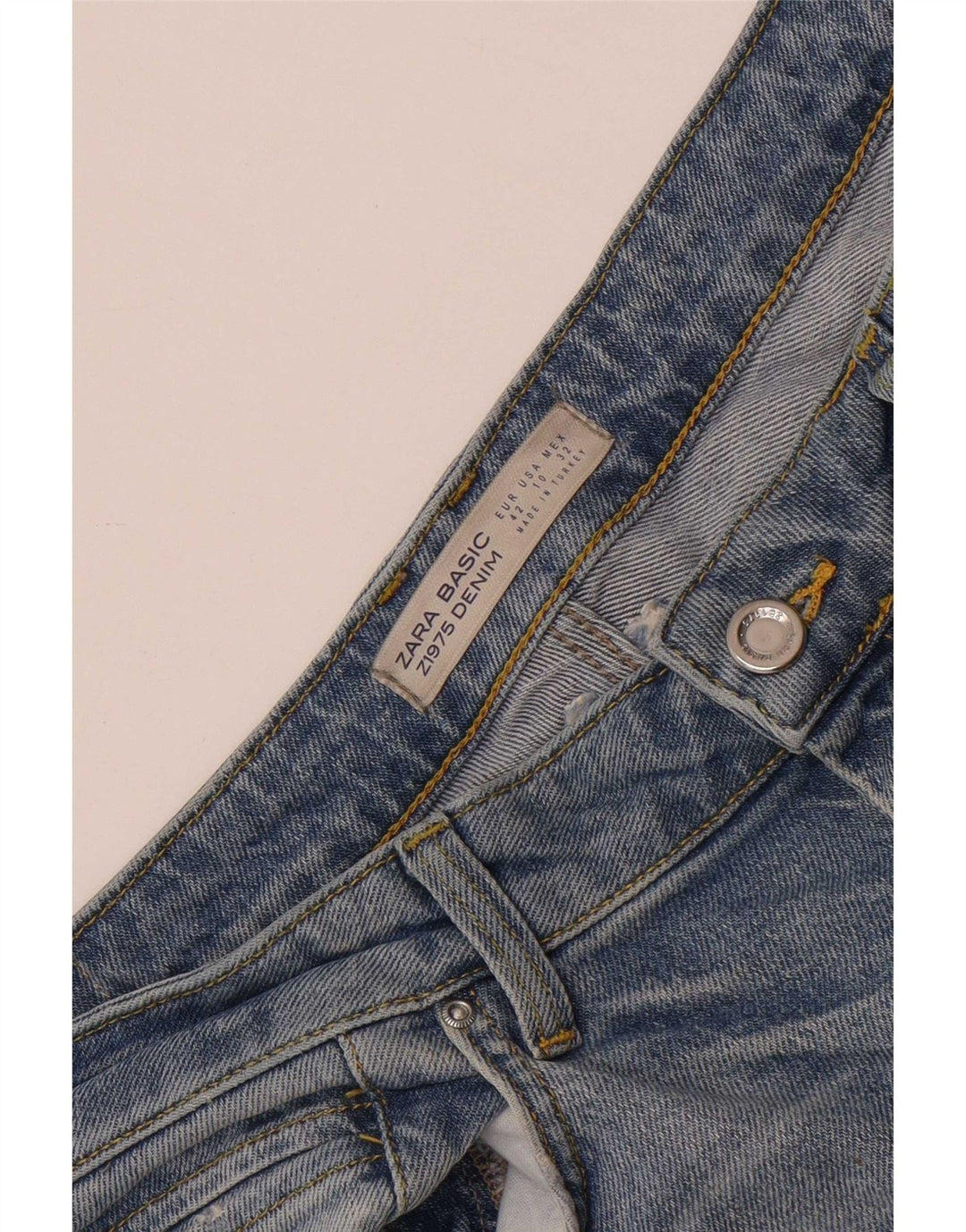 Zara Γυναικείο Τζιν EU 42 Large W32 L34 Μπλε