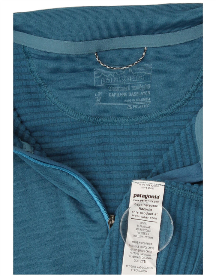 Πουλόβερ ανδρική φόρμα με φερμουάρ Dri Fit Patagonia Top Medium Blue