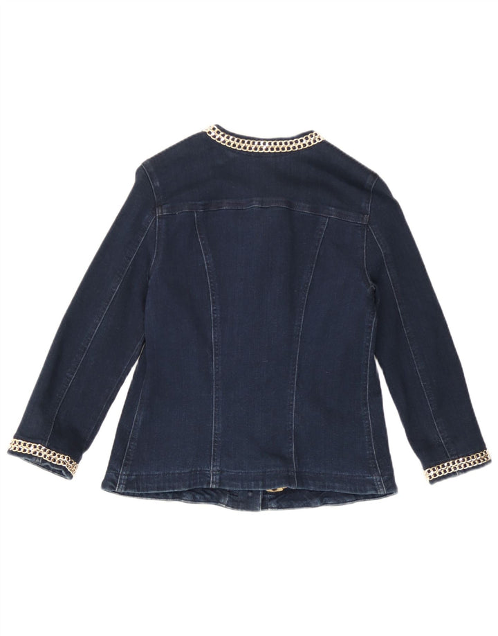 Liu Jo Γυναικείο Τζιν μπουφάν 3/4 μανίκι UK 10 Small Navy Blue