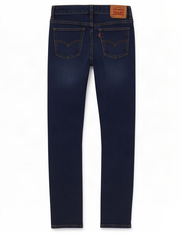 Levi's Boys 510 Skinny Jeans 11-12 ετών W28 L28 Μπλε βαμβακερό