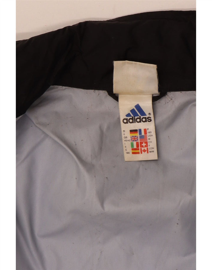 Adidas Ανδρικό μπουφάν βροχής UK 40/42 Medium Black Colorblock Nylon