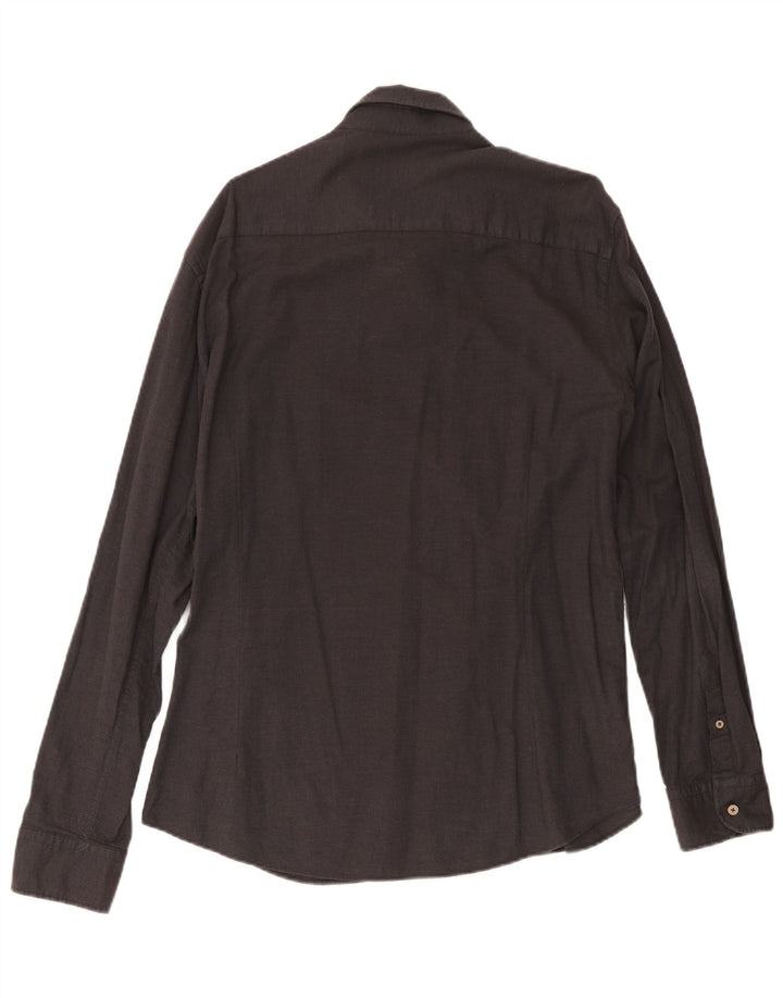 Ανδρικό πουκάμισο Massimo Dutti 2XL Γκρι