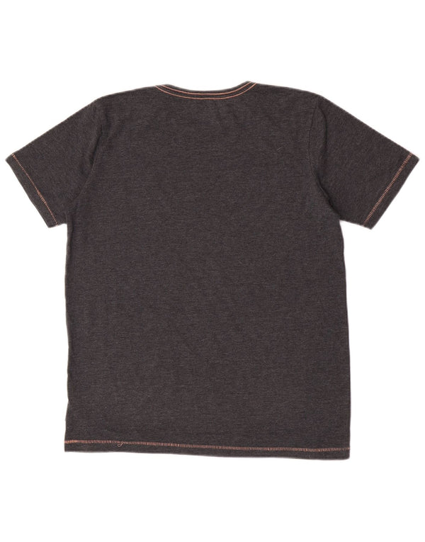 Quiksilver Boys Graphic T-Shirt Top 15-16 ετών Γκρι βαμβακερό
