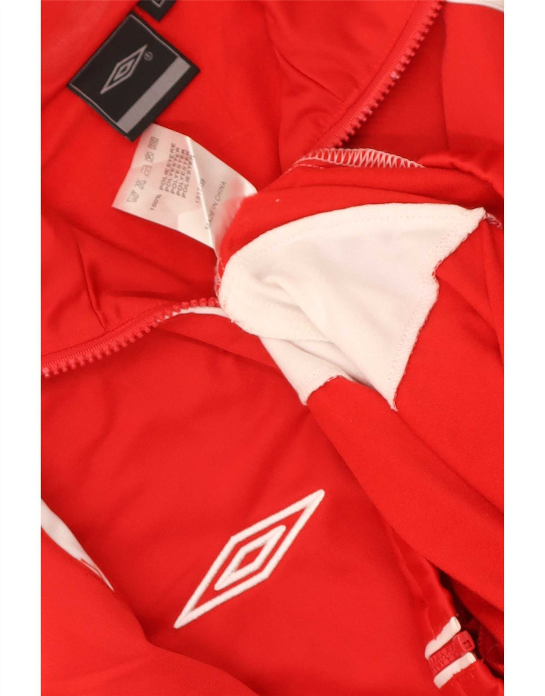 Ανδρική φόρμα Umbro Μπουφάν με μεγάλο κόκκινο χρώμα πολυεστέρα