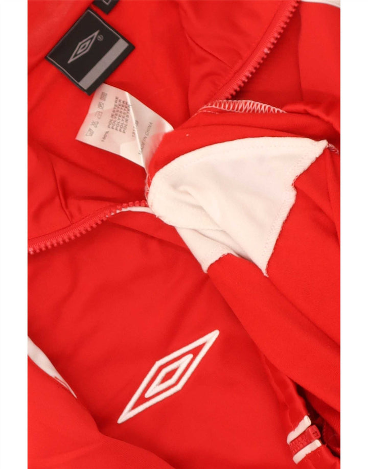 Ανδρική φόρμα Umbro Μπουφάν με μεγάλο κόκκινο χρώμα πολυεστέρα