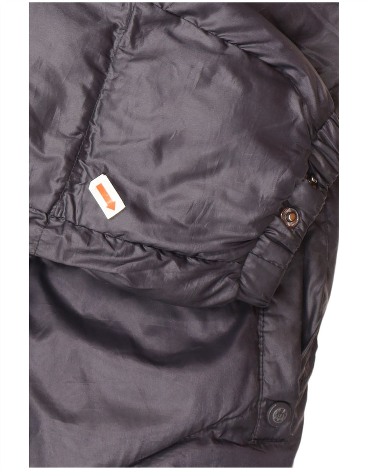 Massimo Dutti Ανδρικό μπουφάν με επένδυση UK 36 Small Navy Blue Polyester