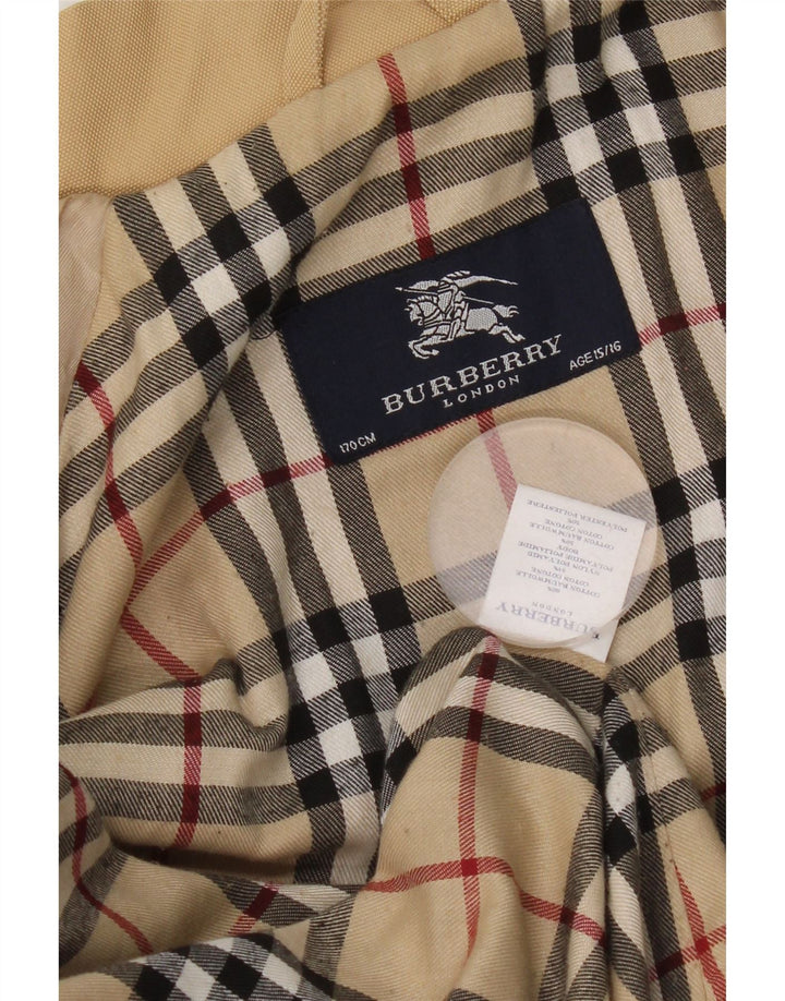 Μπουφάν Burberry Boys Windbreaker 15-16 Years Beige Cotton