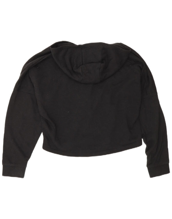 Juicy Couture Girls Graphic Crop Zip Hoodie πουλόβερ 14-15 ετών μαύρο