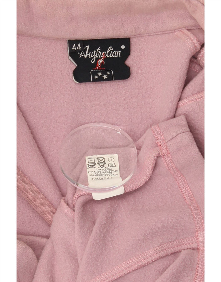 AUSTRALIAN L'ALPINA Womens Tracksuit Top Jacket IT 44 Medium Pink Cotton Vintage AUSTRALIAN L'ALPINA and Second-Hand AUSTRALIAN L'ALPINA from Messina Hembry 