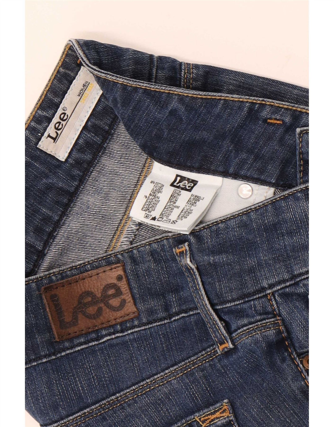 Lee Womens Coral Bootcut Jeans W27 L33 Μπλε βαμβακερό
