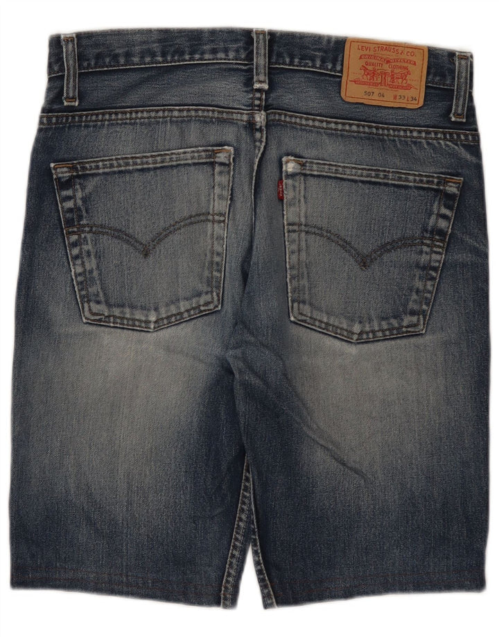 Ανδρικό Σορτς LEVI'S 507 Τζιν W33 Βαμβακερό μεσαίο μπλε