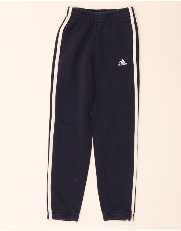 ADIDAS φόρμες για αγόρια Παντελόνια Joggers 9-10 ετών Navy Blue Cotton