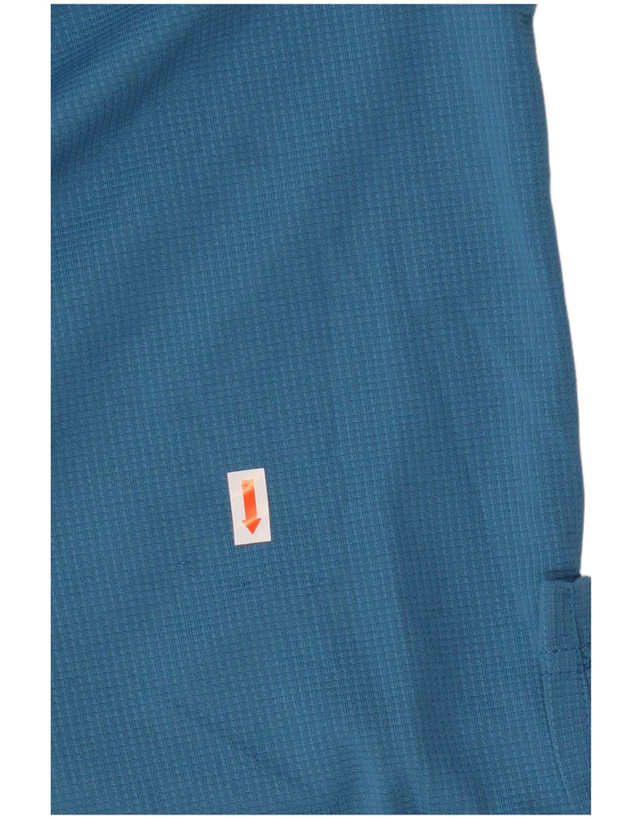 Ανδρικό πουκάμισο Polo Dockers μεγάλο μπλε πολυεστέρα