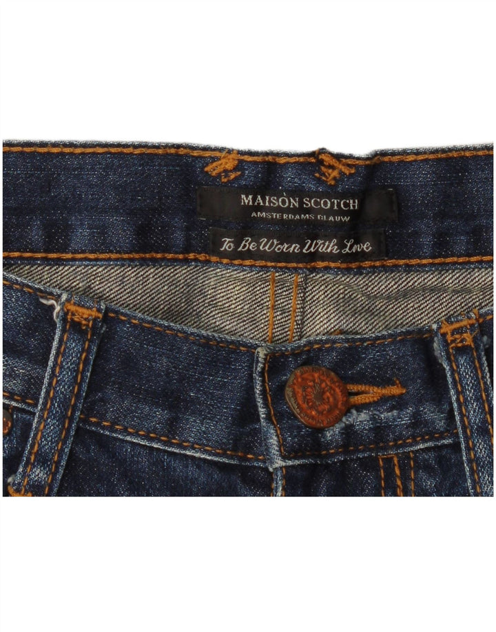 Maison Scotch Γυναικείο τζιν σορτς W32 με μεσαίο μπλε