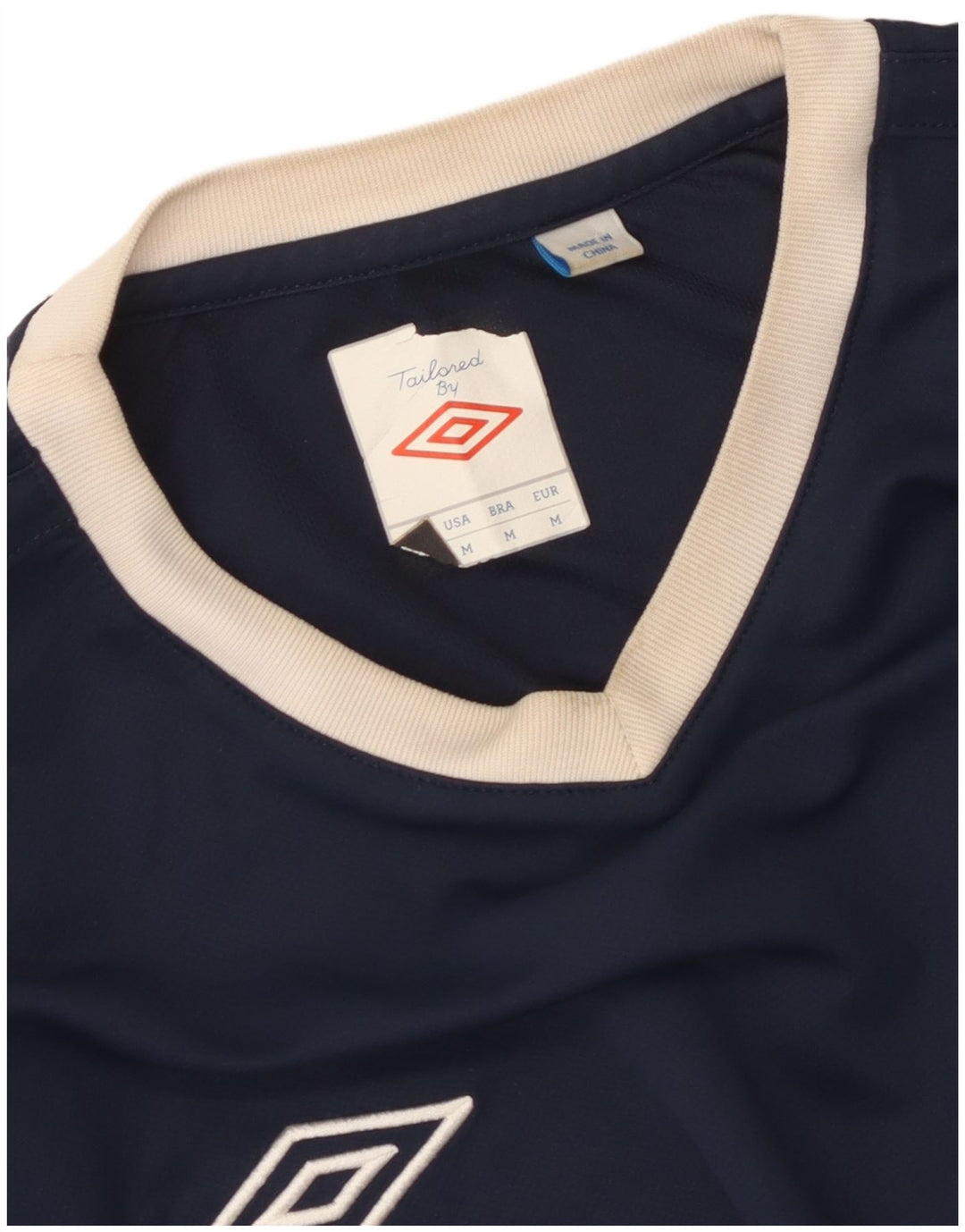 Ανδρικό T-Shirt Umbro Top Medium Navy Blue Colourblock