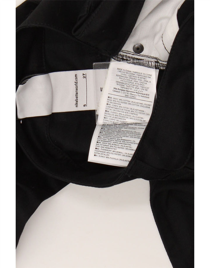 Γυναικείο Skinny Jeans Nike W27 L32 Μαύρο βαμβακερό