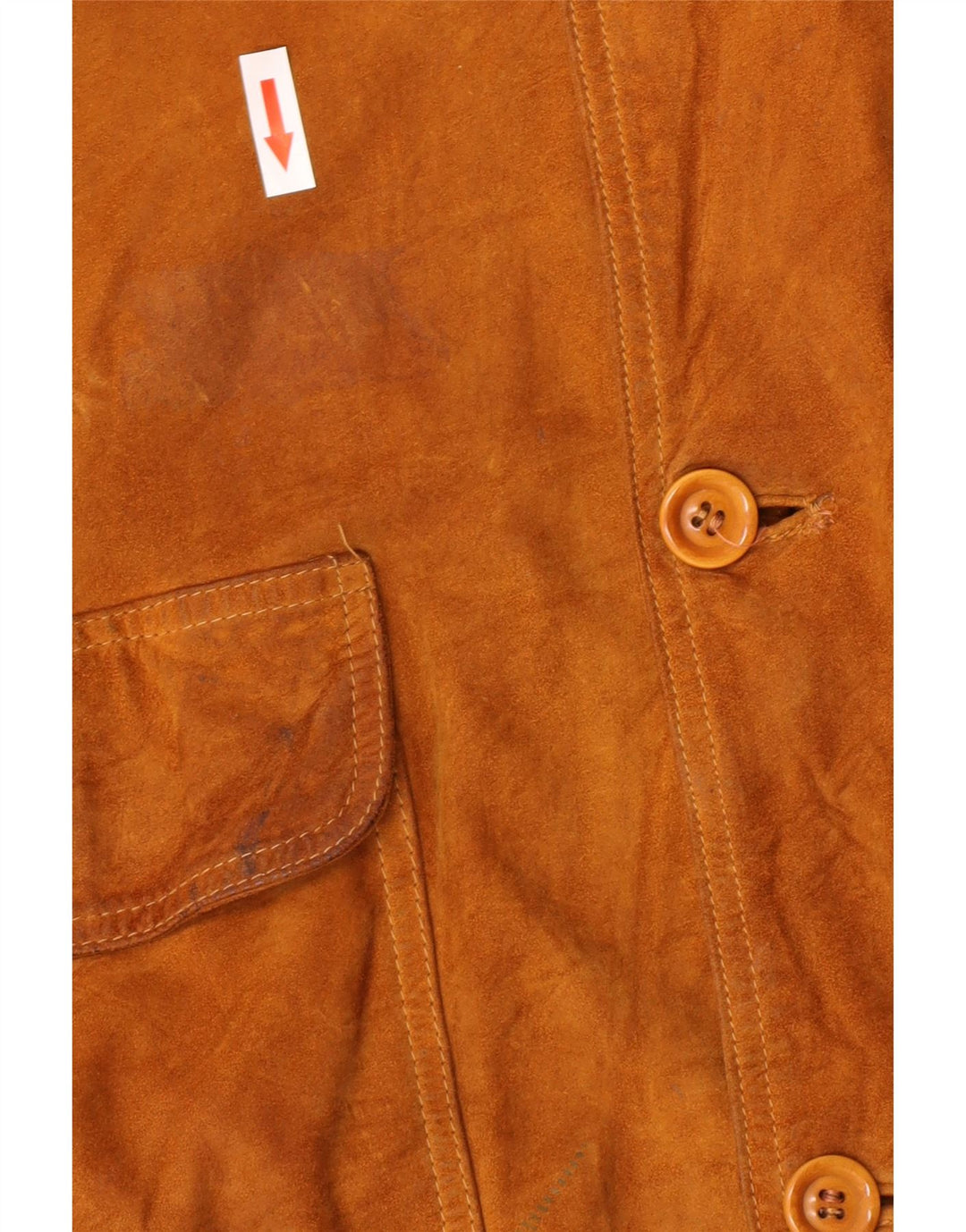 Ανδρικό Suede Bomber Jacket Harry&Moore EU 56 3XL Beige Leather