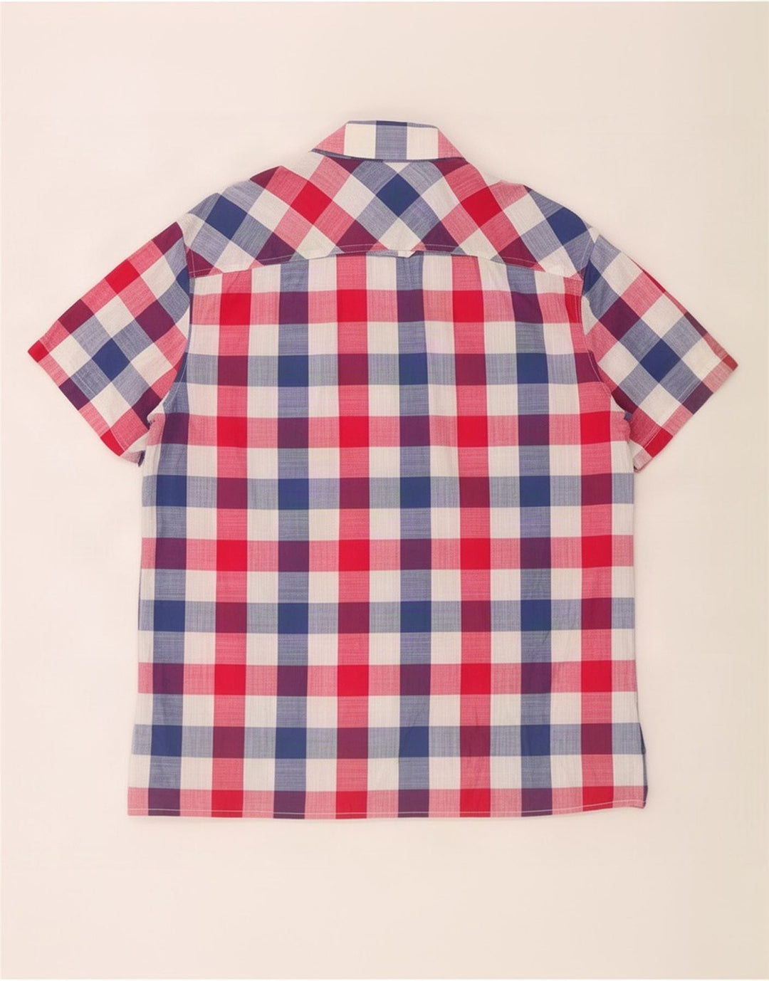 Joules Ανδρικό κοντομάνικο πουκάμισο Classic Fit μεγάλο πολύχρωμο Gingham