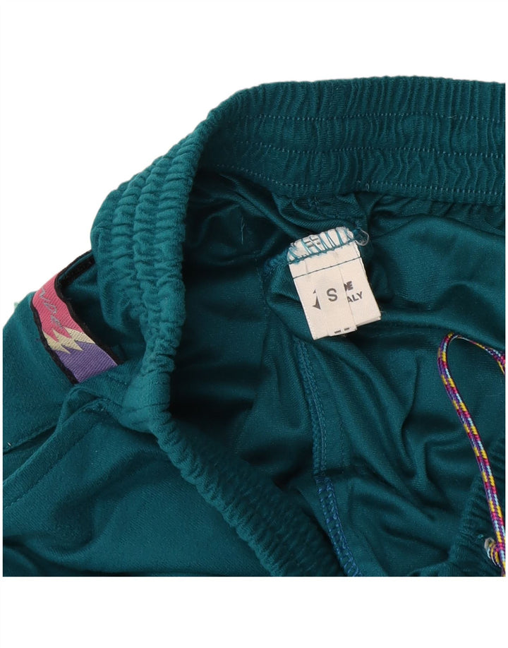 Vintage ανδρική φόρμα με γραφικά Small Green Colourblock Polyester